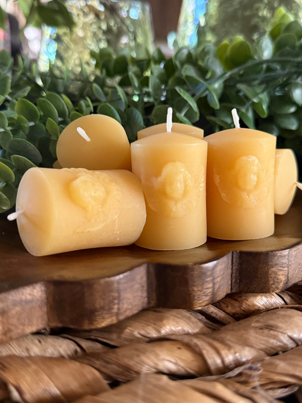 Tiny Angel Pillar Candles