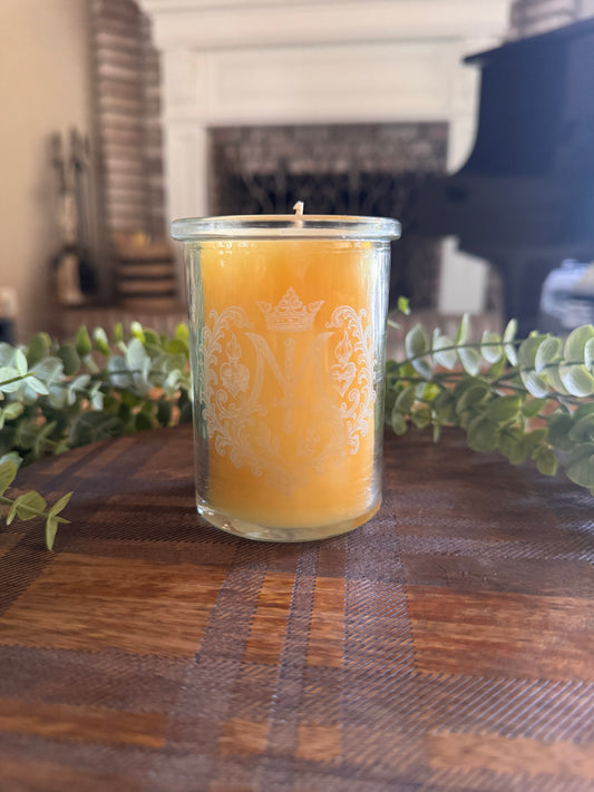 Marian Devotional Candle (Short)