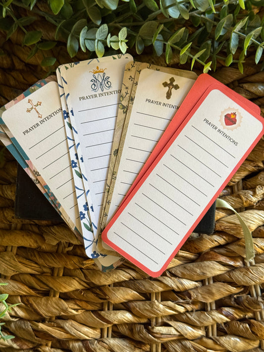 Prayer Intentions Bookmarks