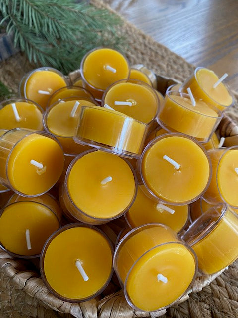 Beeswax Tea Light Candles